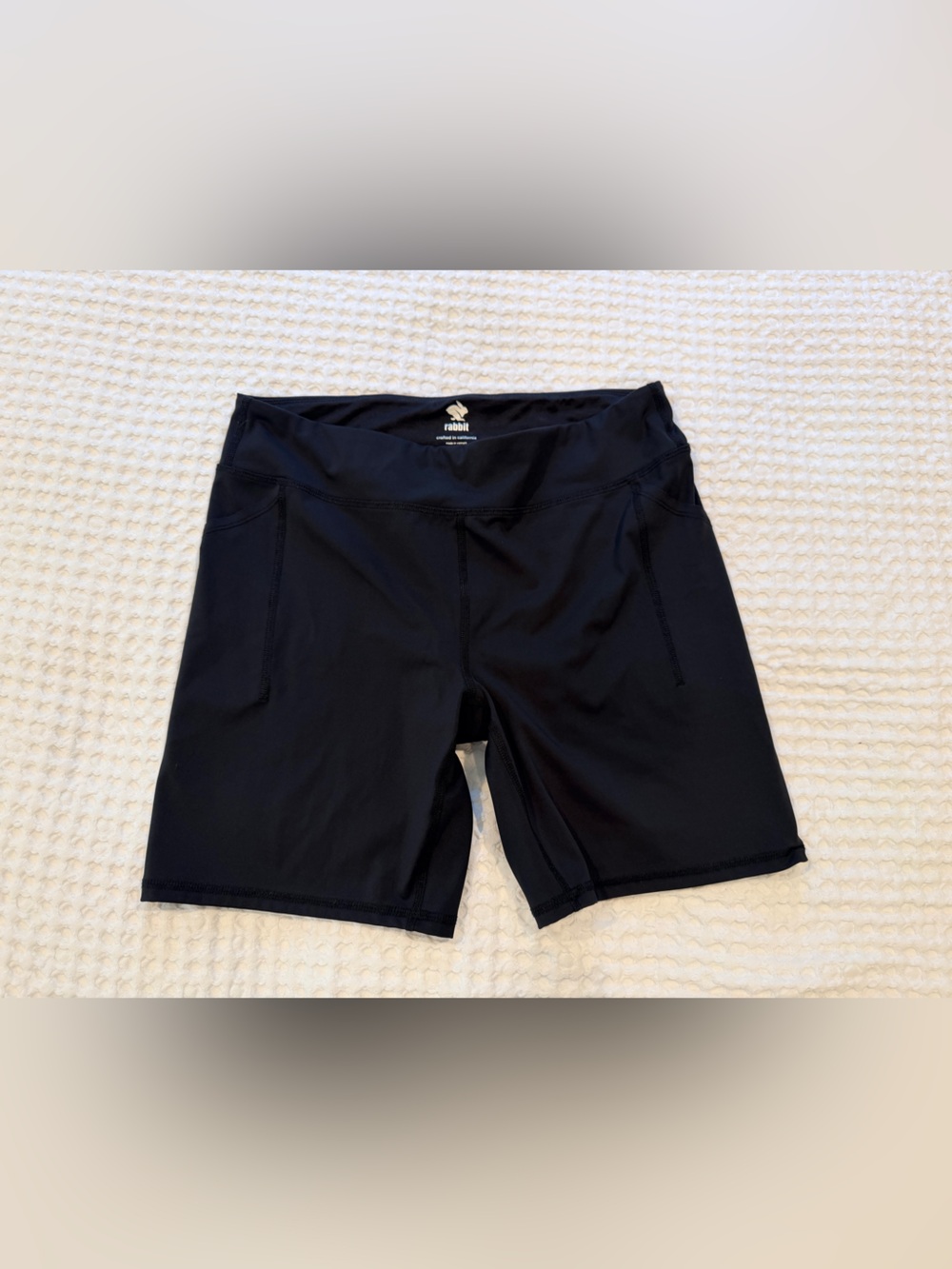 Women’s Black Rabbit Running Tights— LARGE